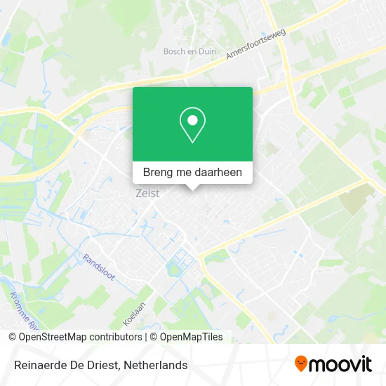 Reinaerde De Driest kaart