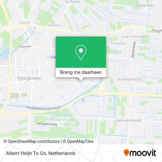 Albert Heijn To Go kaart