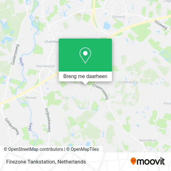 Firezone Tankstation kaart