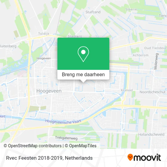 Rvec Feesten 2018-2019 kaart