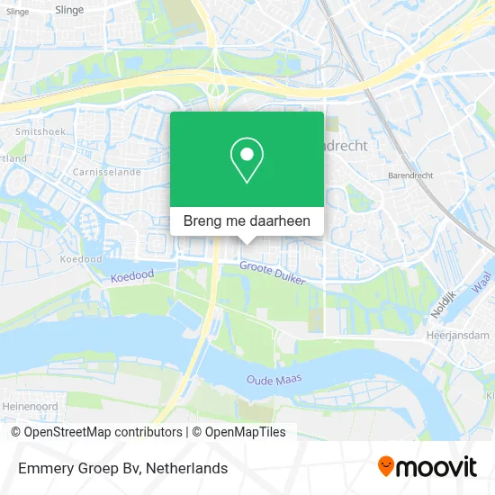 Emmery Groep Bv kaart
