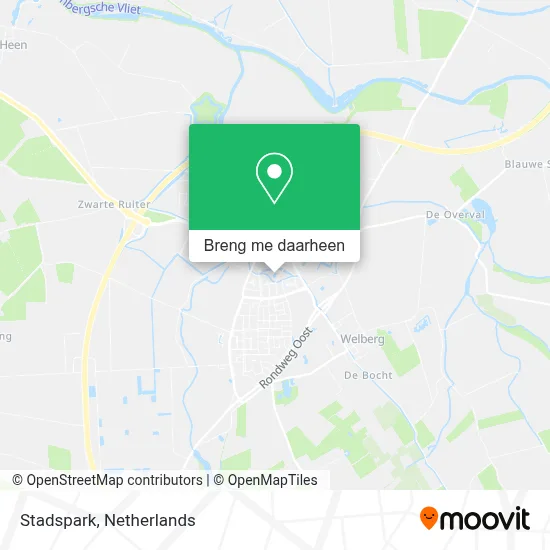 Stadspark kaart