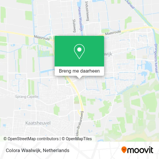 Colora Waalwijk kaart