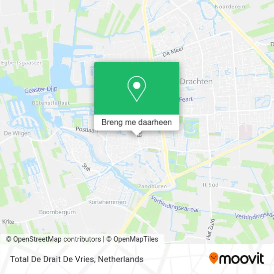 Total De Drait De Vries kaart