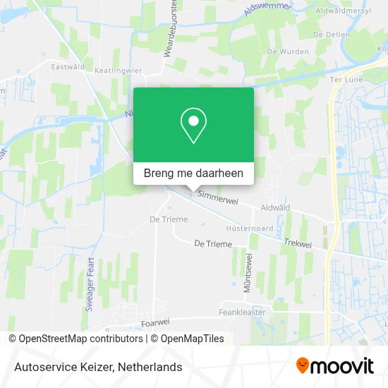 Autoservice Keizer kaart