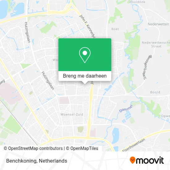 Benchkoning kaart