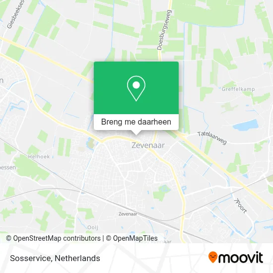 Sosservice kaart