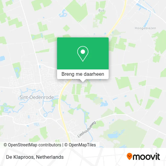 De Klaproos kaart