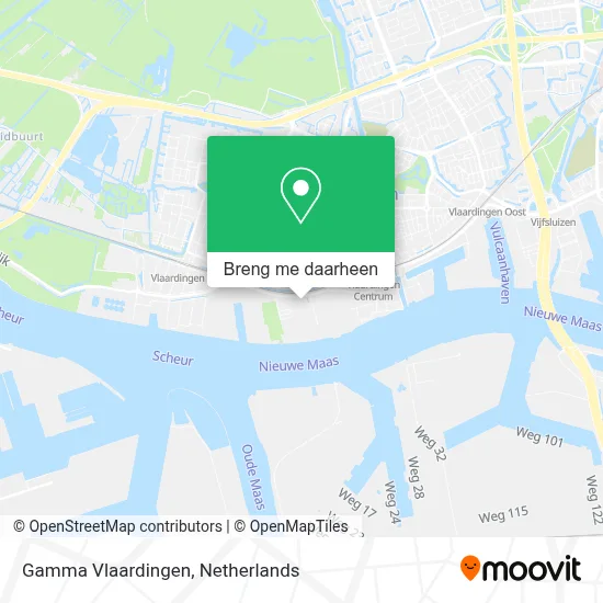 Gamma Vlaardingen kaart