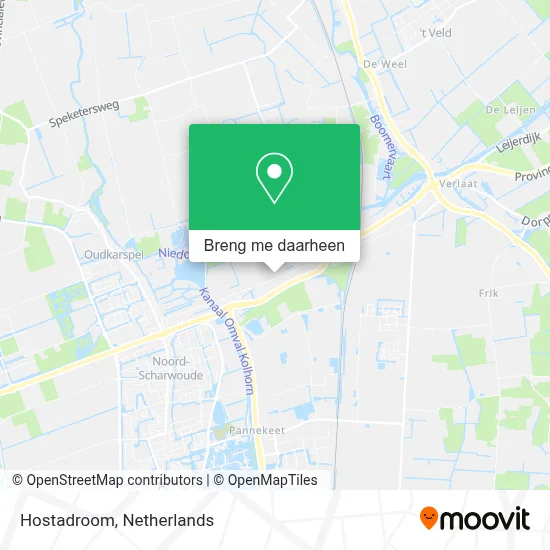 Hostadroom kaart