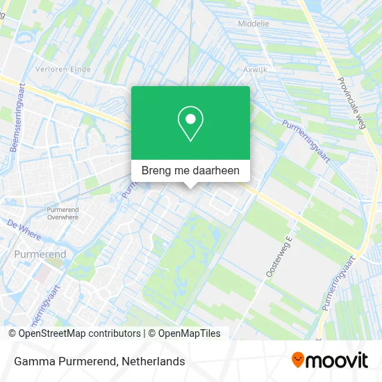 Gamma Purmerend kaart