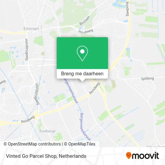 Vinted Go Parcel Shop kaart