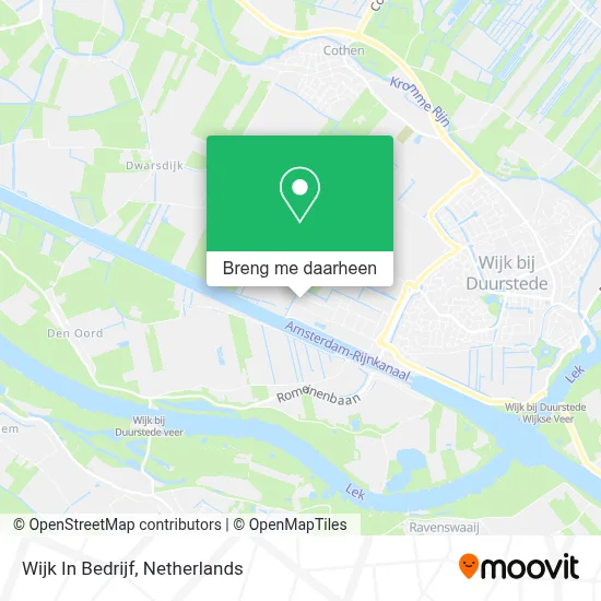 Wijk In Bedrijf kaart