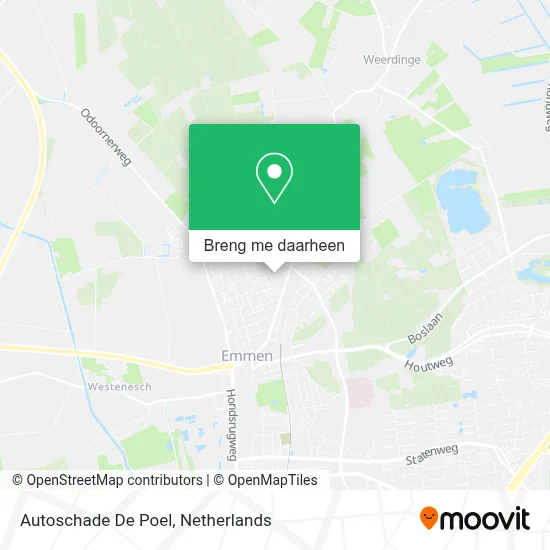 Autoschade De Poel kaart