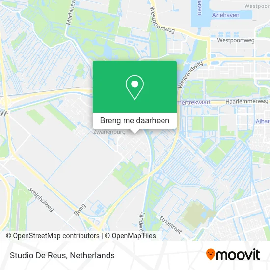 Studio De Reus kaart