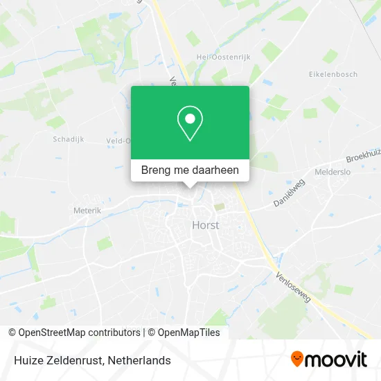 Huize Zeldenrust kaart