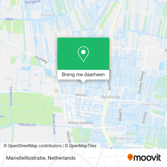 Marielleillustratie kaart