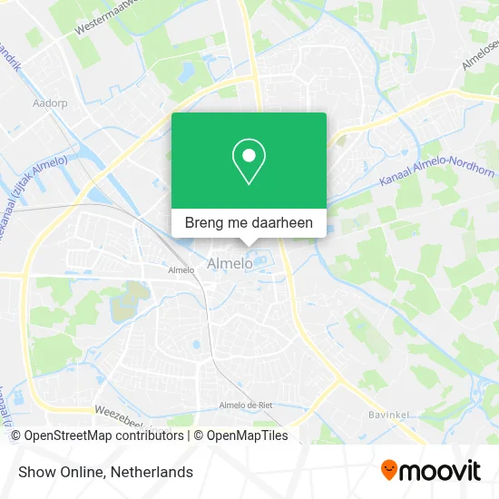 Show Online kaart