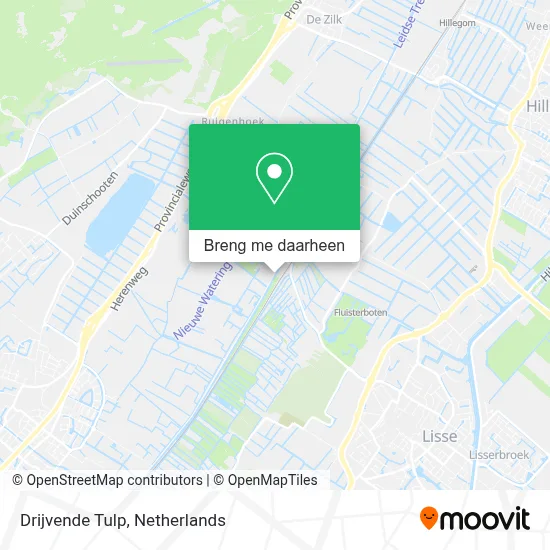 Drijvende Tulp kaart