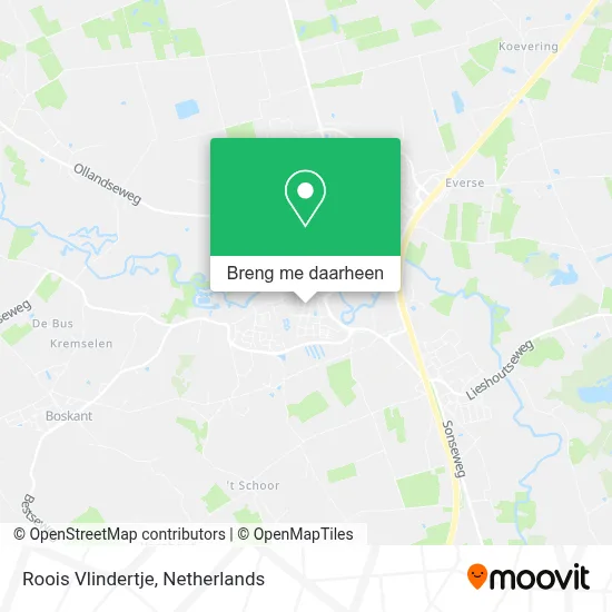 Roois Vlindertje kaart