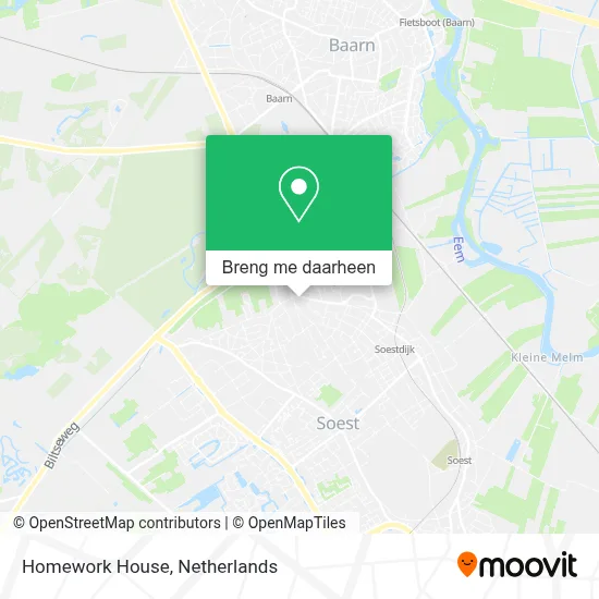 Homework House kaart