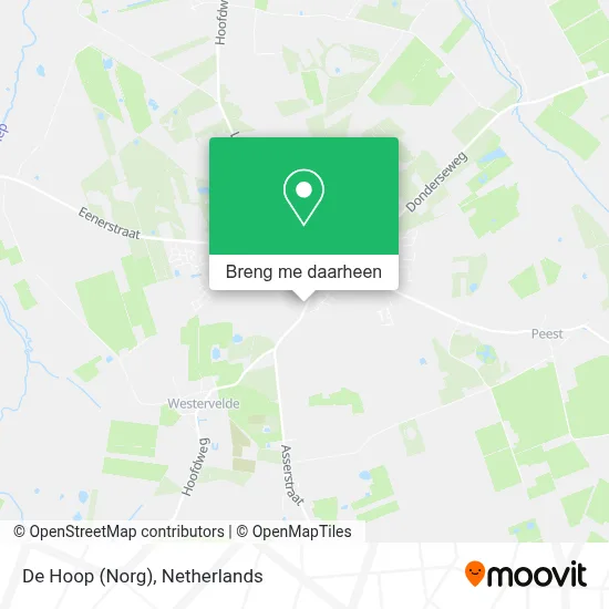 De Hoop (Norg) kaart