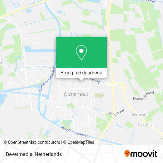 Bevermedia kaart