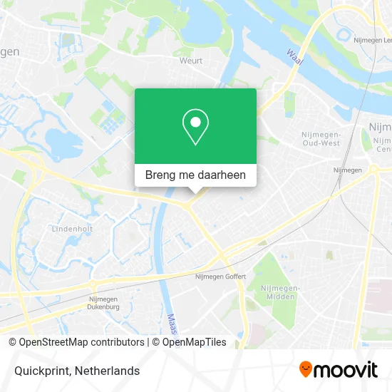 Quickprint kaart