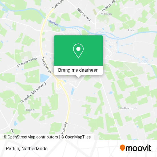 Parlijn kaart