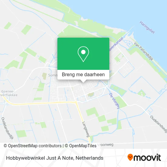 Hobbywebwinkel Just A Note kaart
