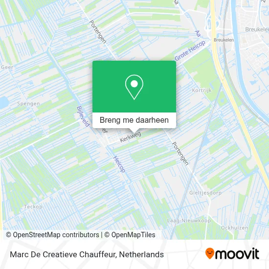 Marc De Creatieve Chauffeur kaart