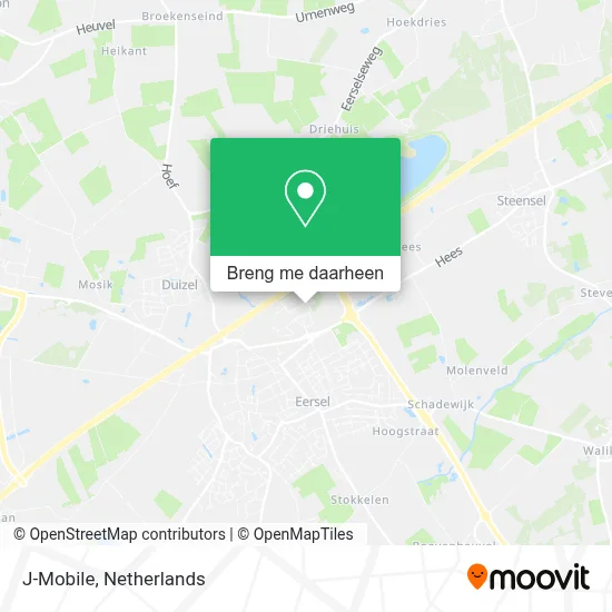 J-Mobile kaart