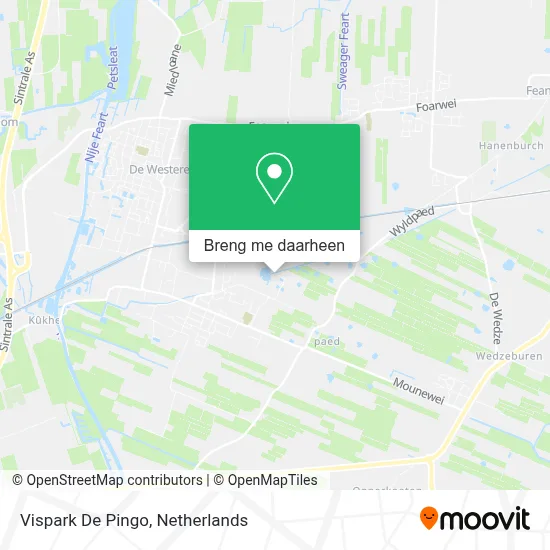 Vispark De Pingo kaart