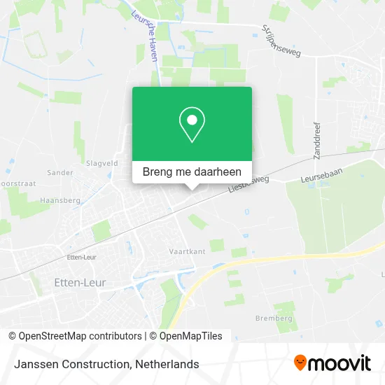 Janssen Construction kaart