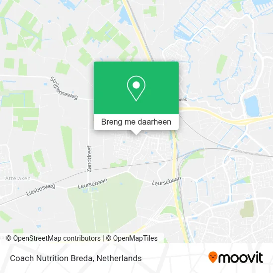 Coach Nutrition Breda kaart