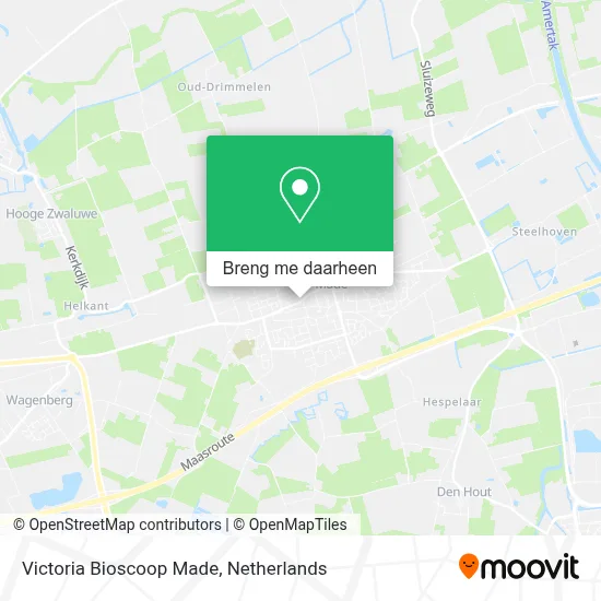 Victoria Bioscoop Made kaart