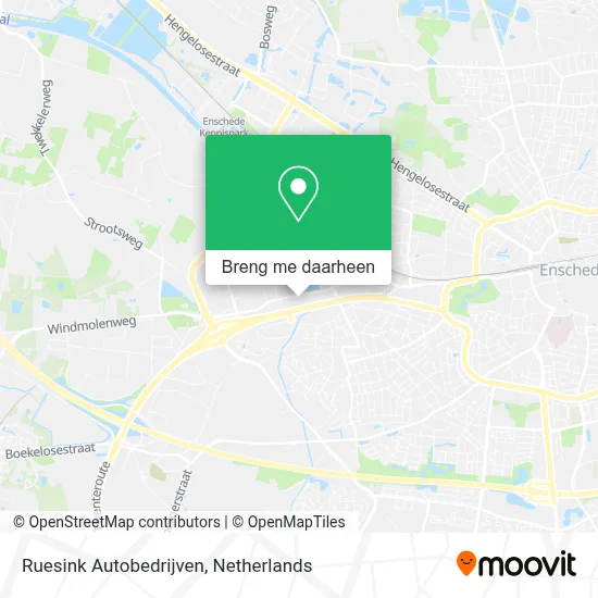 Ruesink Autobedrijven kaart