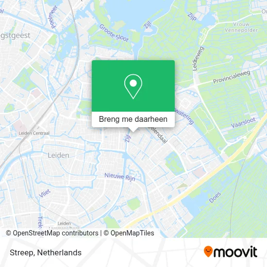 Streep kaart