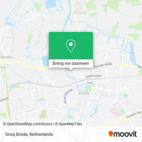 Sneq Breda kaart