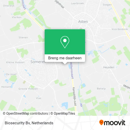 Biosecurity Bv kaart