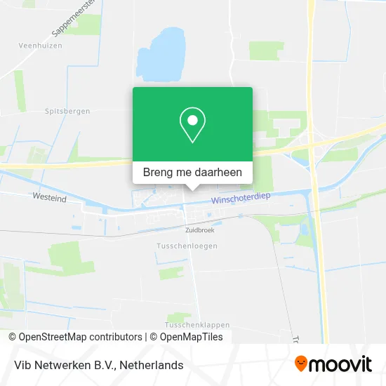 Vib Netwerken B.V. kaart