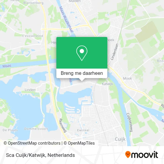 Sca Cuijk/Katwijk kaart