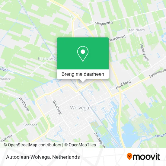 Autoclean-Wolvega kaart