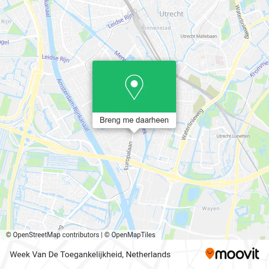 Week Van De Toegankelijkheid kaart