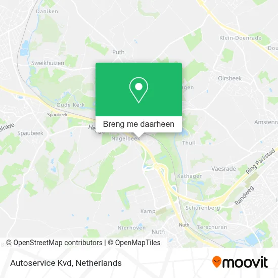 Autoservice Kvd kaart