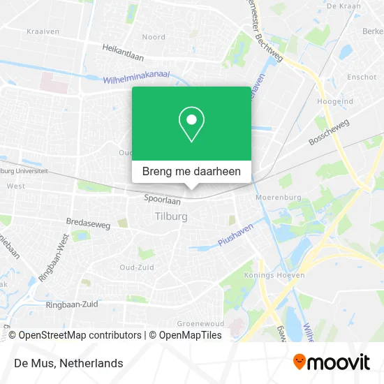 De Mus kaart
