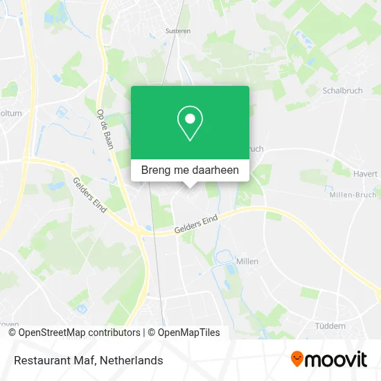 Restaurant Maf kaart