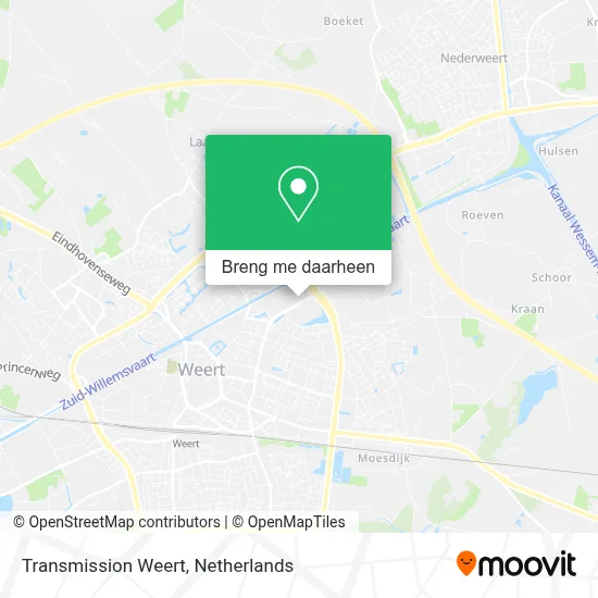 Transmission Weert kaart