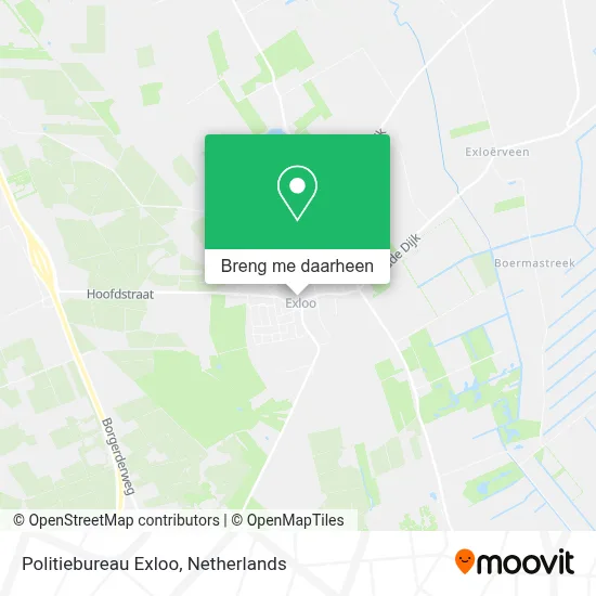 Politiebureau Exloo kaart
