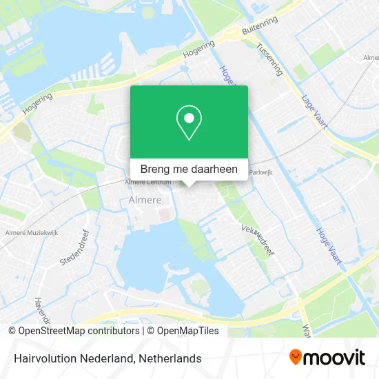 Hairvolution Nederland kaart